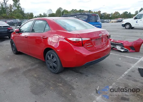 2015 Toyota Corolla Le из США, поврежденный, VIN 2T1BURHE9FC452948